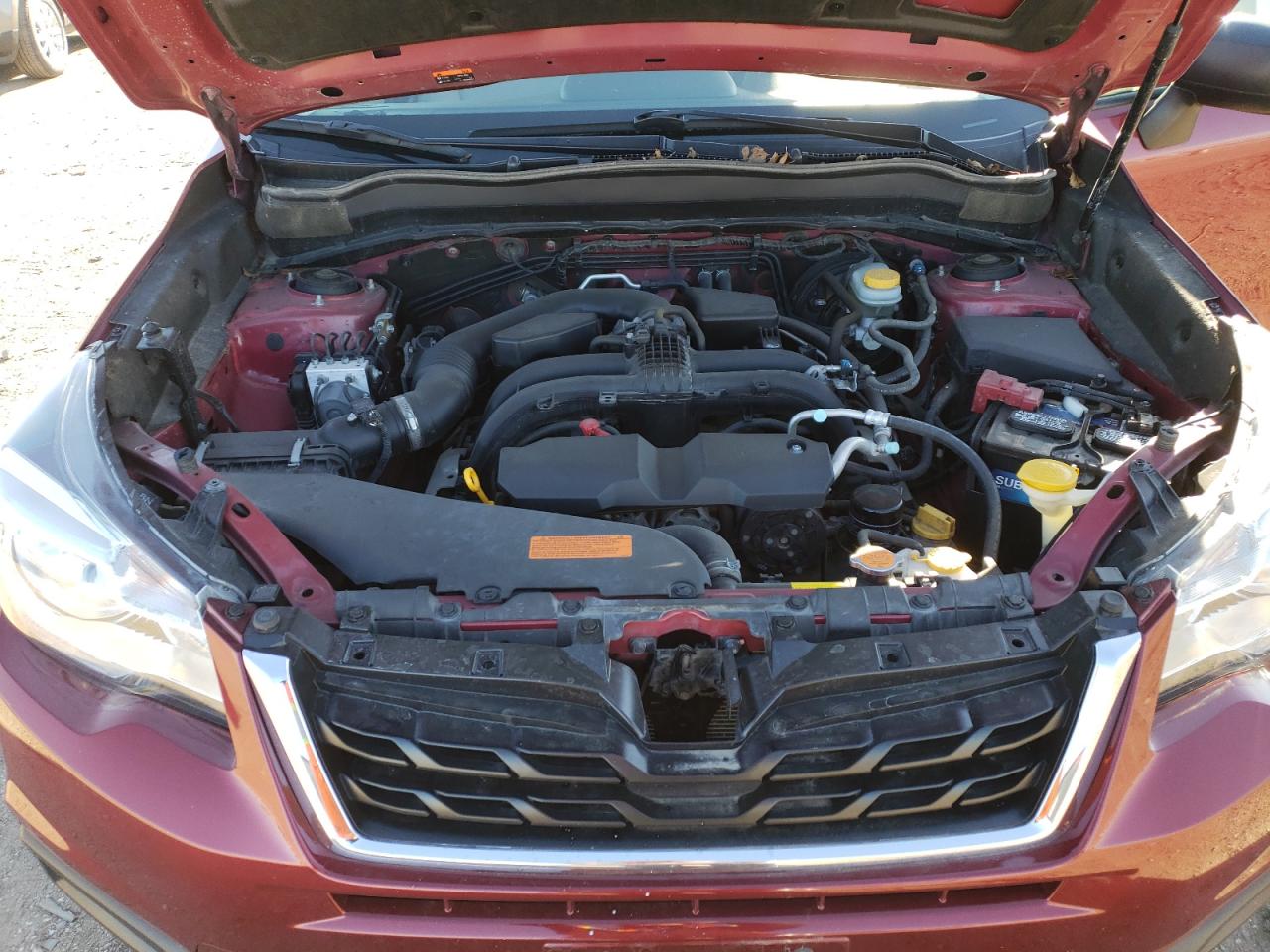 2018 Subaru Forester VIN JF2SJABCXJH568277 Copart auction photo, rear end damage thumbnail 12