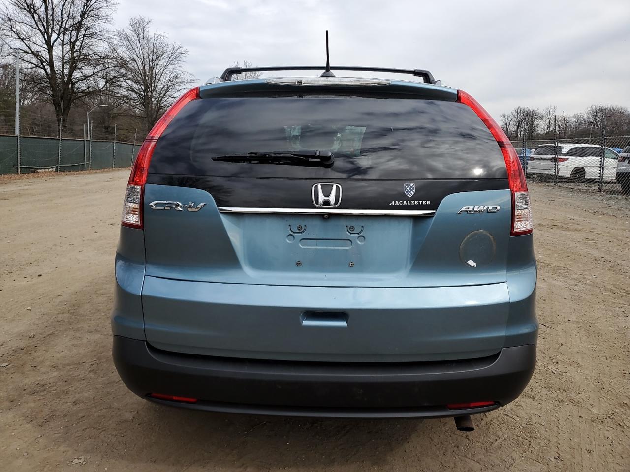 2014 Honda CR-V VIN 2HKRM4H77EH690831 Copart auction photo, rear end damage thumbnail 6