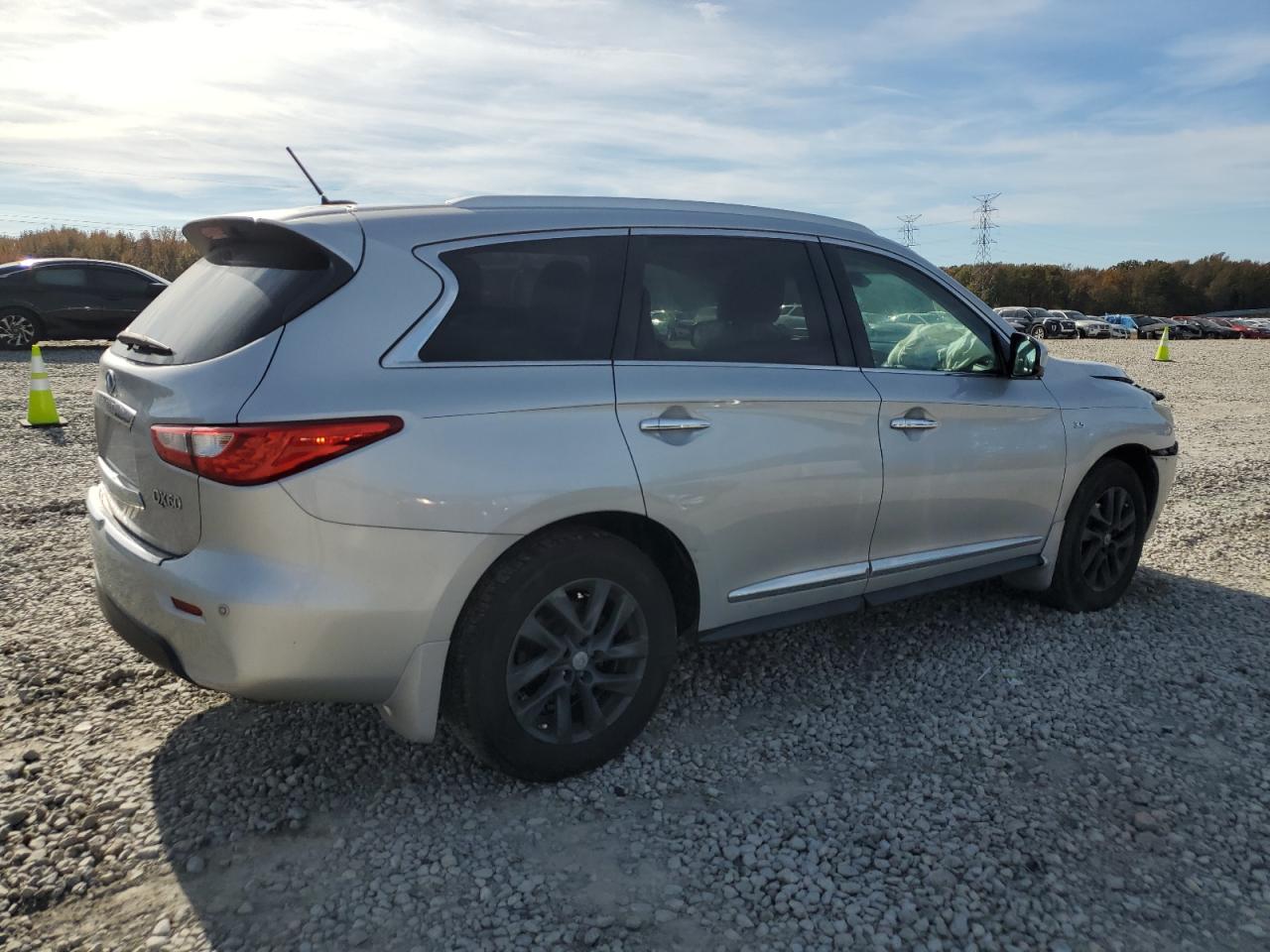 2015 Infiniti QX60 VIN 5N1AL0MM6FC514687 Copart auction photo, front end damage thumbnail 3