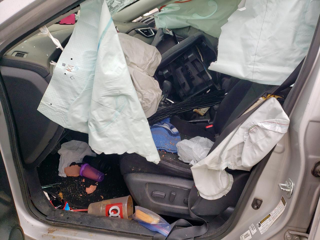 2015 Nissan Rogue VIN 5N1AT2MV1FC893683 Copart auction photo, front end / side damage thumbnail 7