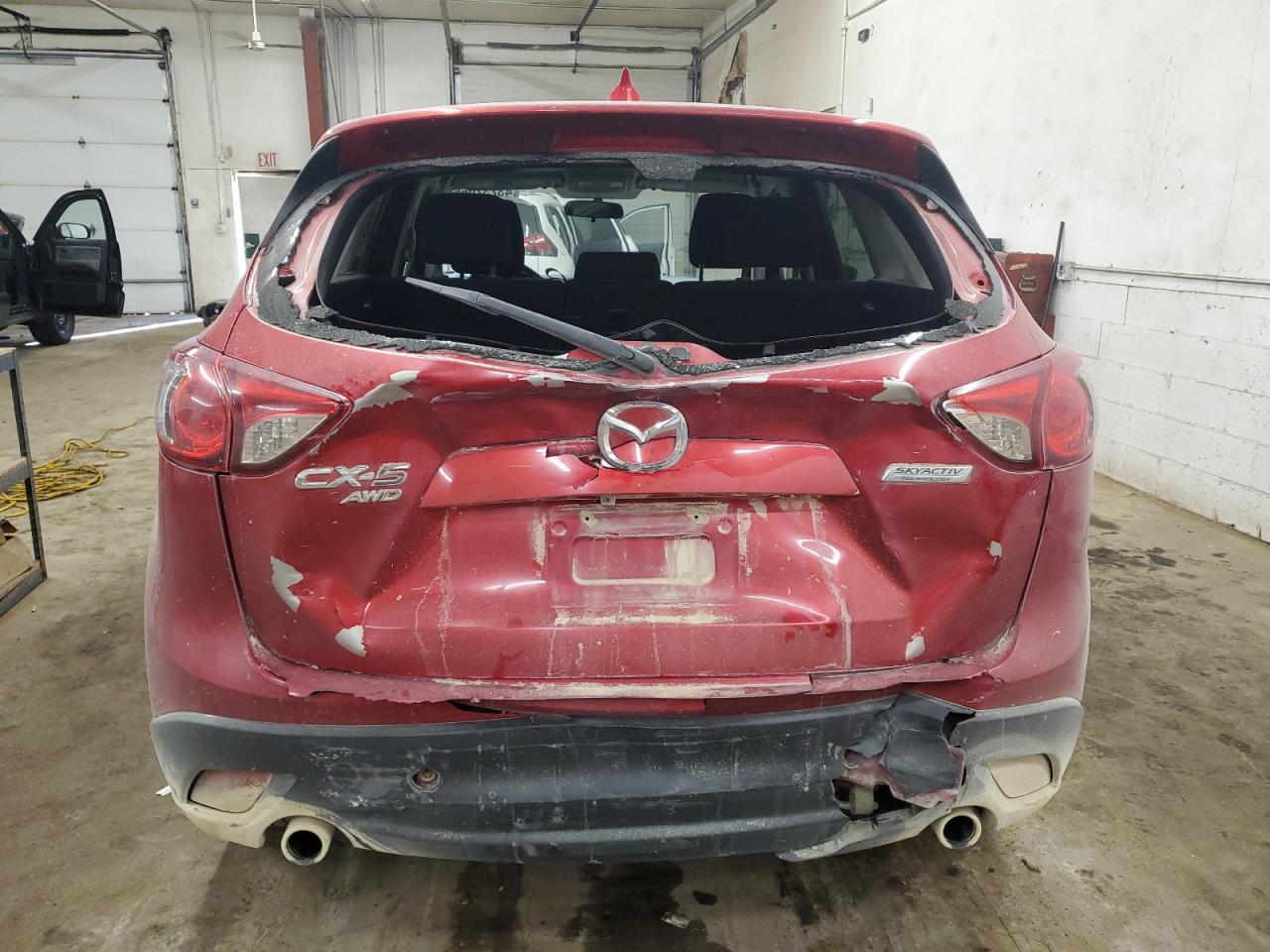 2016 Mazda CX-5 VIN JM3KE4CY6G0913401 Copart auction photo, rear end damage thumbnail 6
