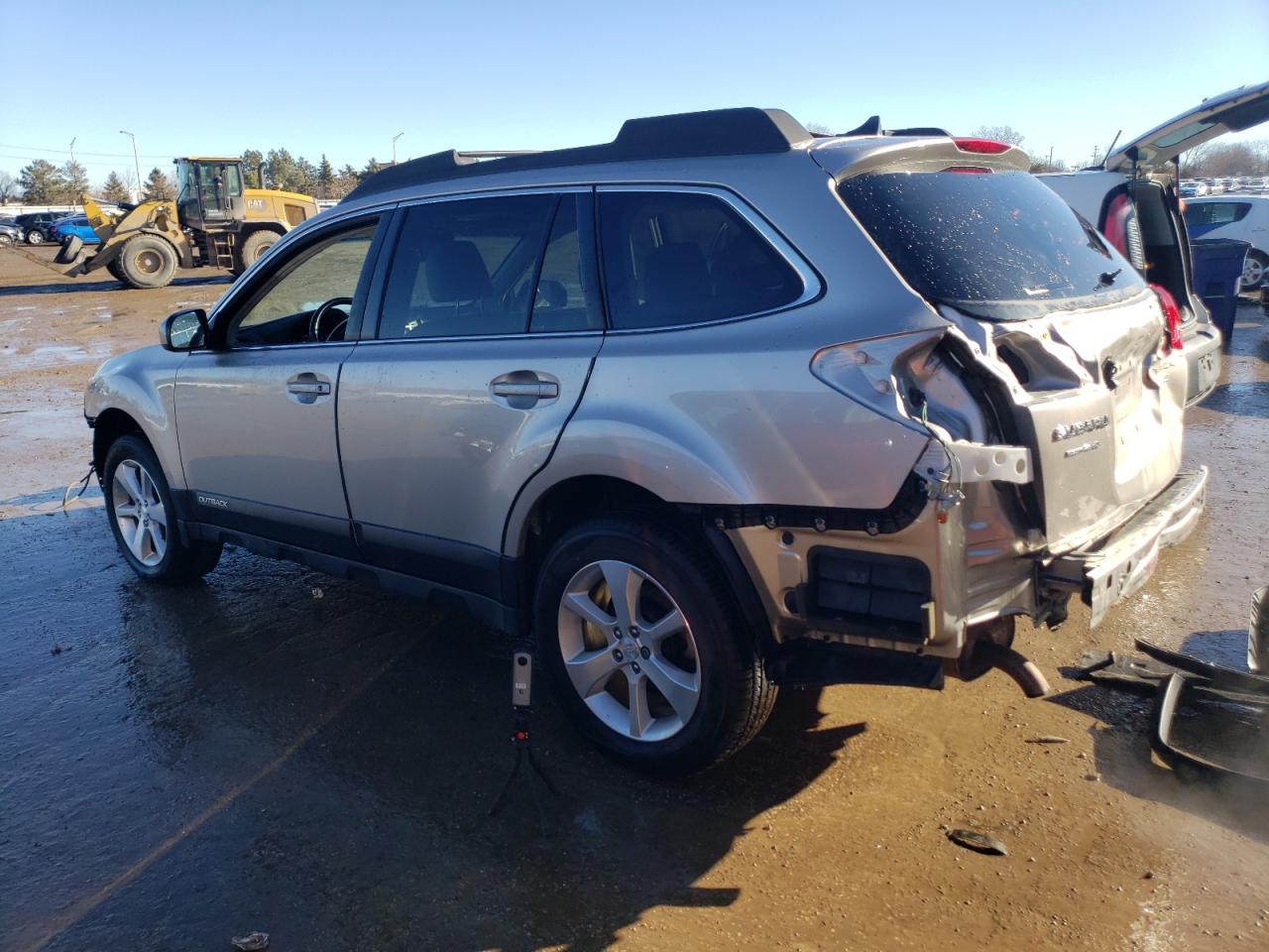 2014 Subaru Outback VIN 4S4BRCLCXE3216283 Copart auction photo, rear end / front end damage thumbnail 2