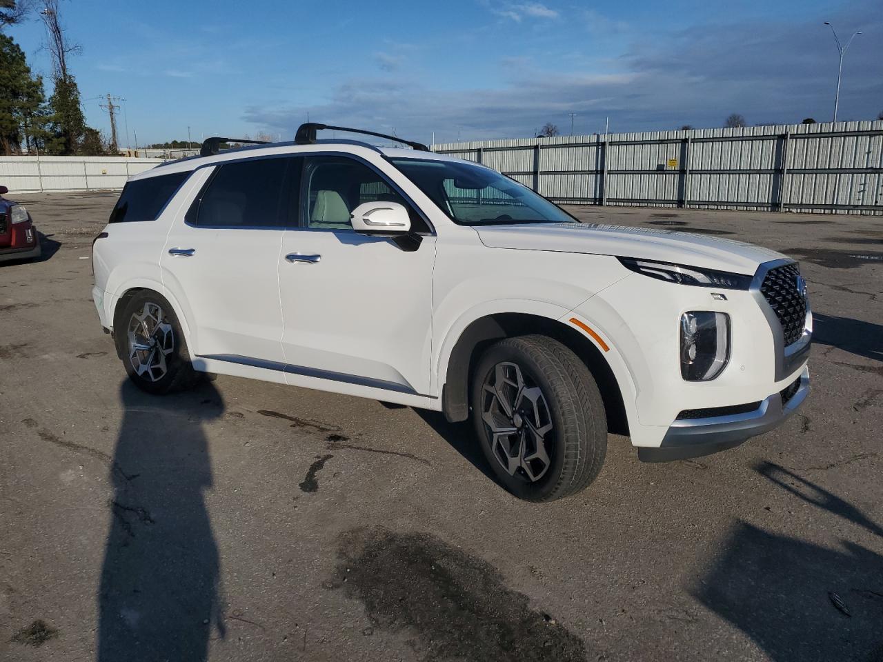 2022 Hyundai Palisade VIN KM8R7DHEXNU340570 Copart auction photo, all over damage thumbnail 4