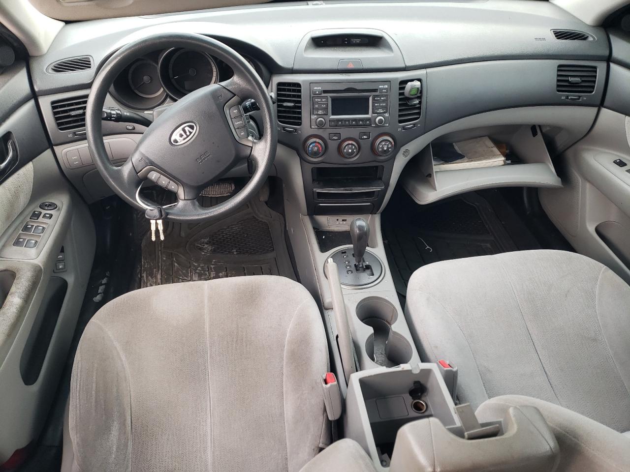2009 KIA Optima VIN KNAGE228595299352 Copart auction photo, front end damage thumbnail 8