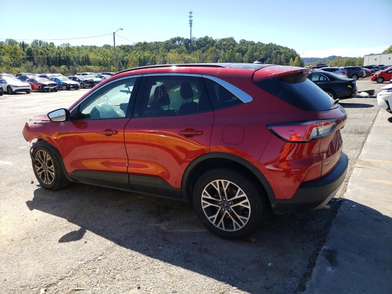 2020 Ford Escape VIN 1FMCU9H66LUA98541 Copart auction photo, front end damage thumbnail 2