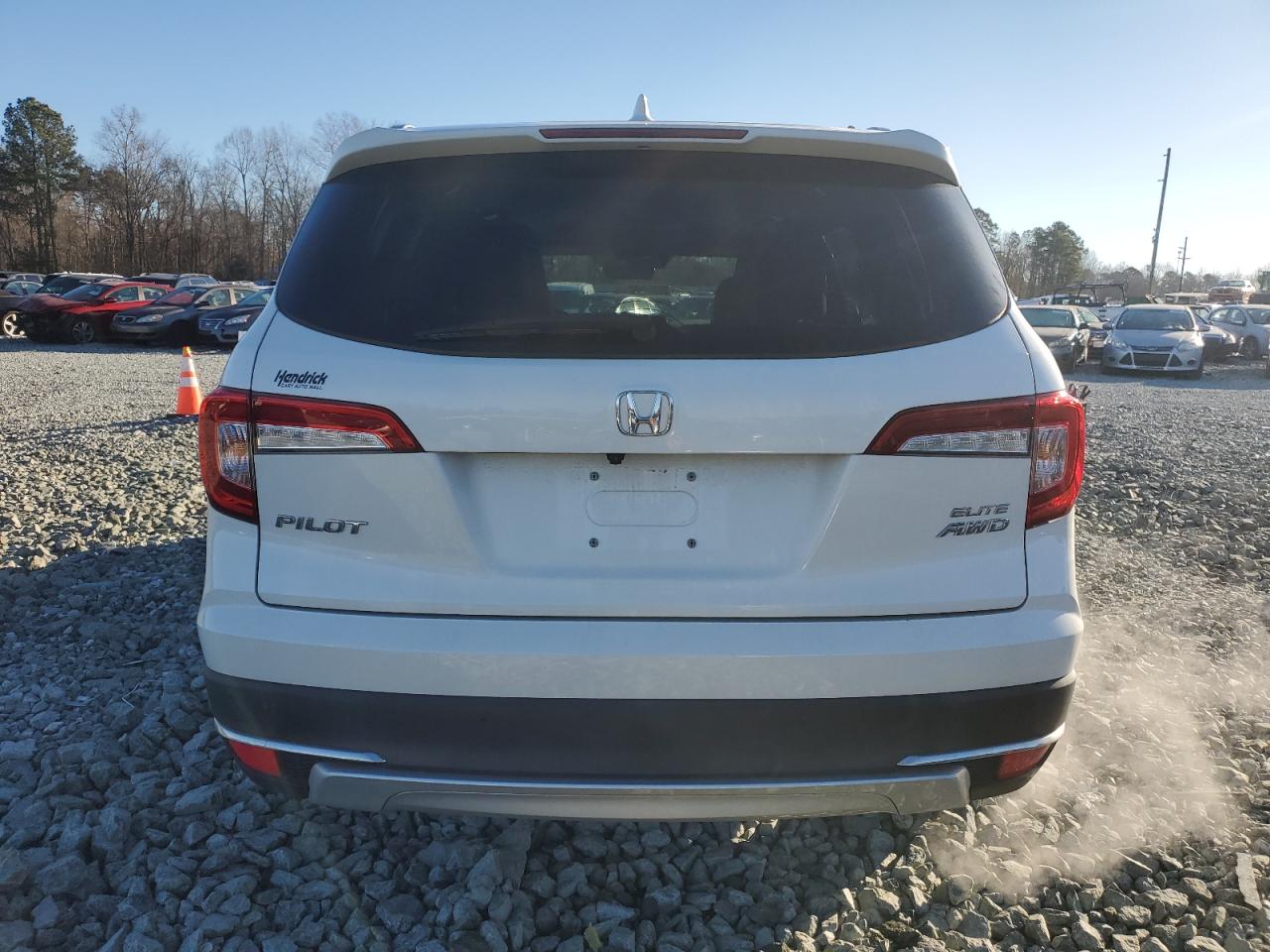 2021 Honda Pilot VIN 5FNYF6H08MB042061 Copart auction photo, front end / side damage thumbnail 6