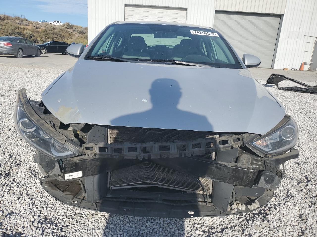 2018 Hyundai Elantra VIN 5NPD84LF1JH307053 Copart auction photo, rear end / front end damage thumbnail 5