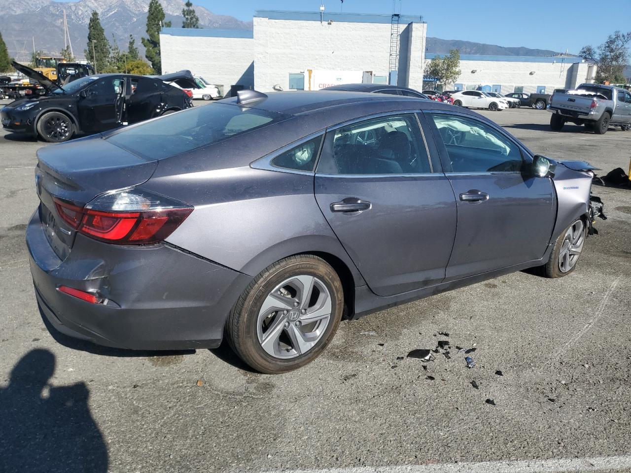 2020 Honda Insight VIN 19XZE4F57LE005856 Copart auction photo, front end / undercarriage damage thumbnail 3