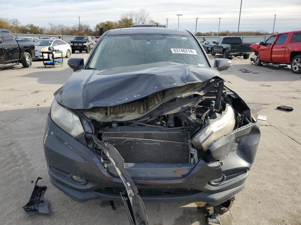 2017 Honda HR-V VIN 3CZRU5H58HG707051 Copart auction photo, front end damage thumbnail 5