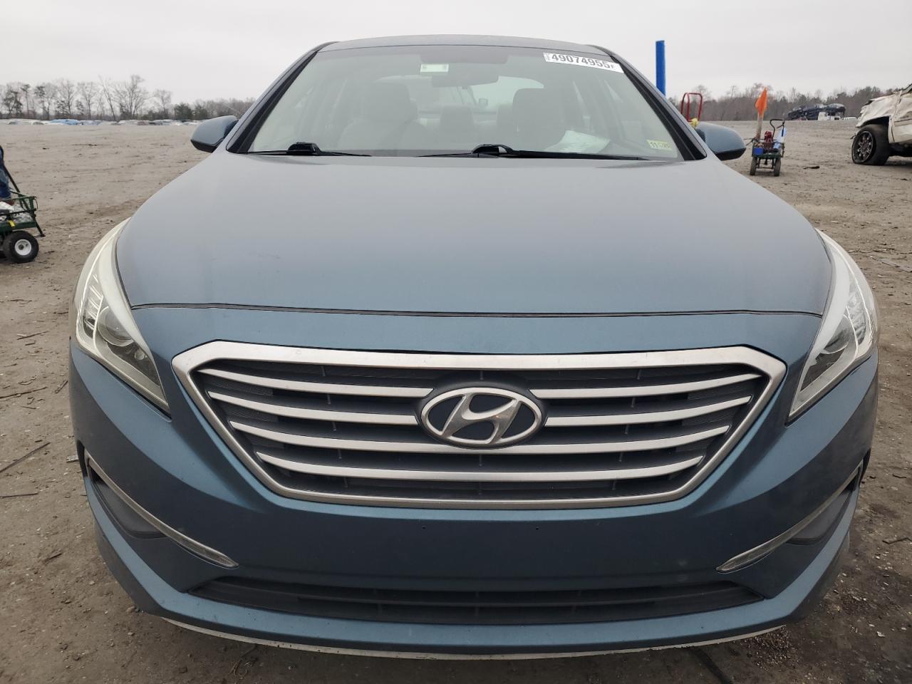 2015 Hyundai Sonata VIN 5NPE24AF2FH198649 Copart auction photo, side / rear end damage thumbnail 5
