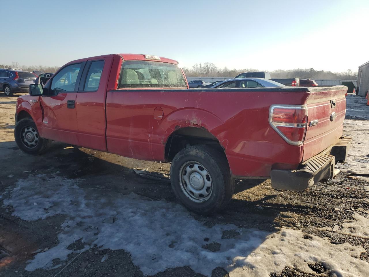 2013 Ford F-150 VIN 1FTFX1CT4DKD34852 Copart auction photo, side / rear end damage thumbnail 2