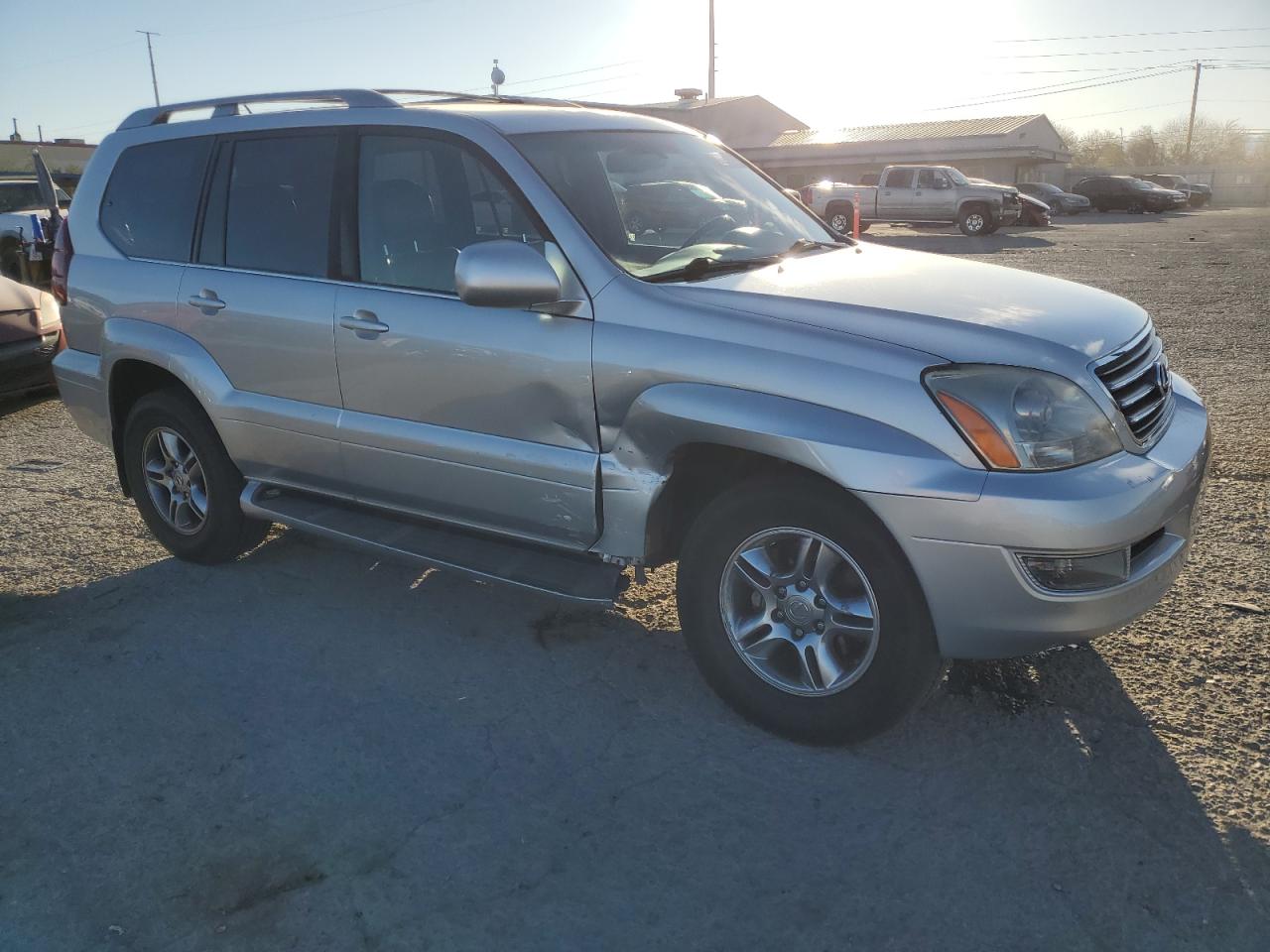 2006 Lexus GX VIN JTJBT20XX60107734 Copart auction photo, front end / side damage thumbnail 4