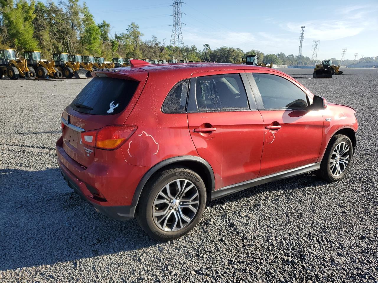 2019 Mitsubishi Outlander VIN JA4AP4AU8KU025016 Copart auction photo, front end damage thumbnail 3