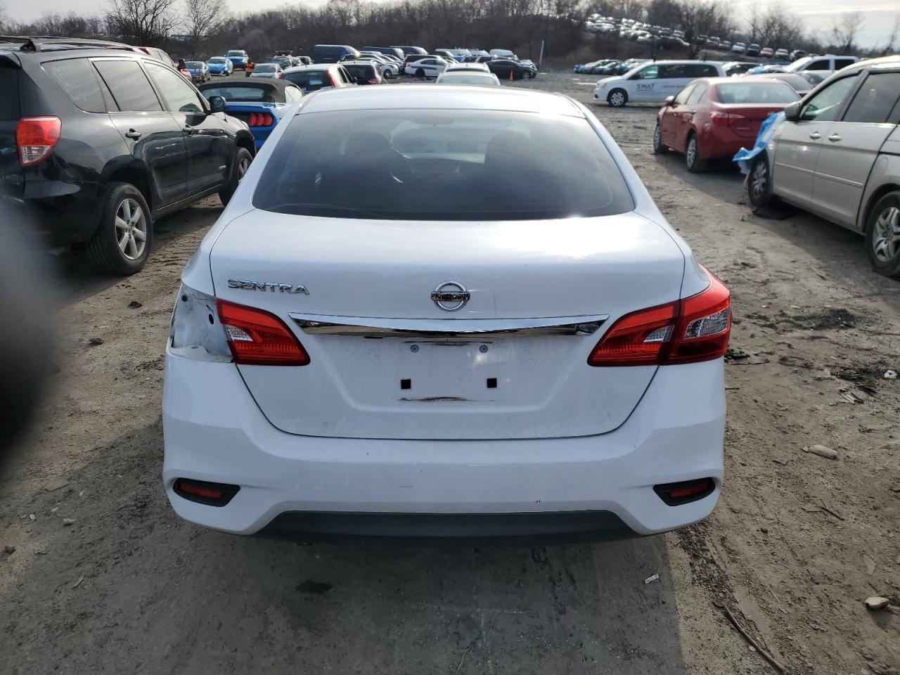 2018 Nissan Sentra VIN 3N1AB7APXJY336249 Copart auction photo, front end / side damage thumbnail 6