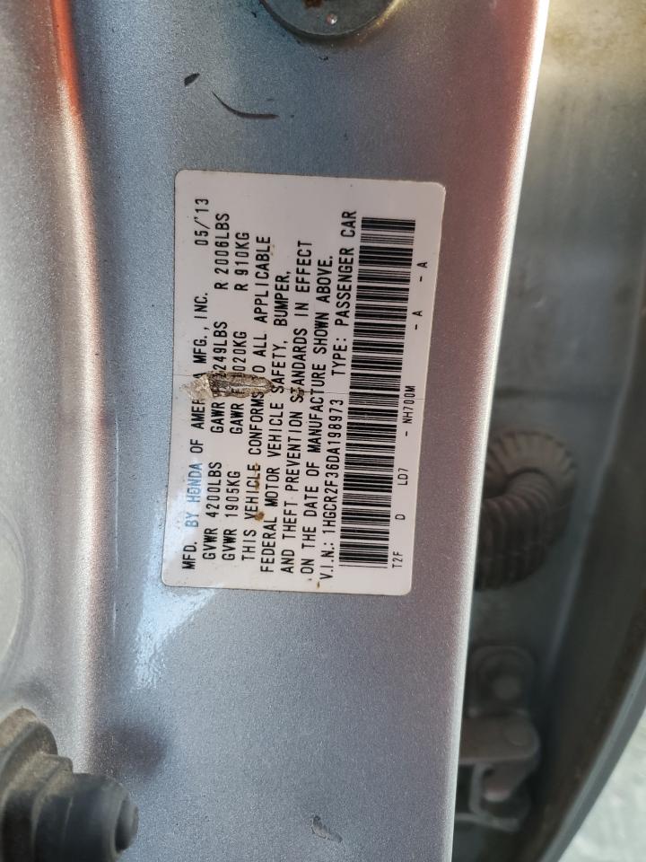 2013 Honda Accord VIN 1HGCR2F36DA198973 Copart auction photo, front end damage thumbnail 15
