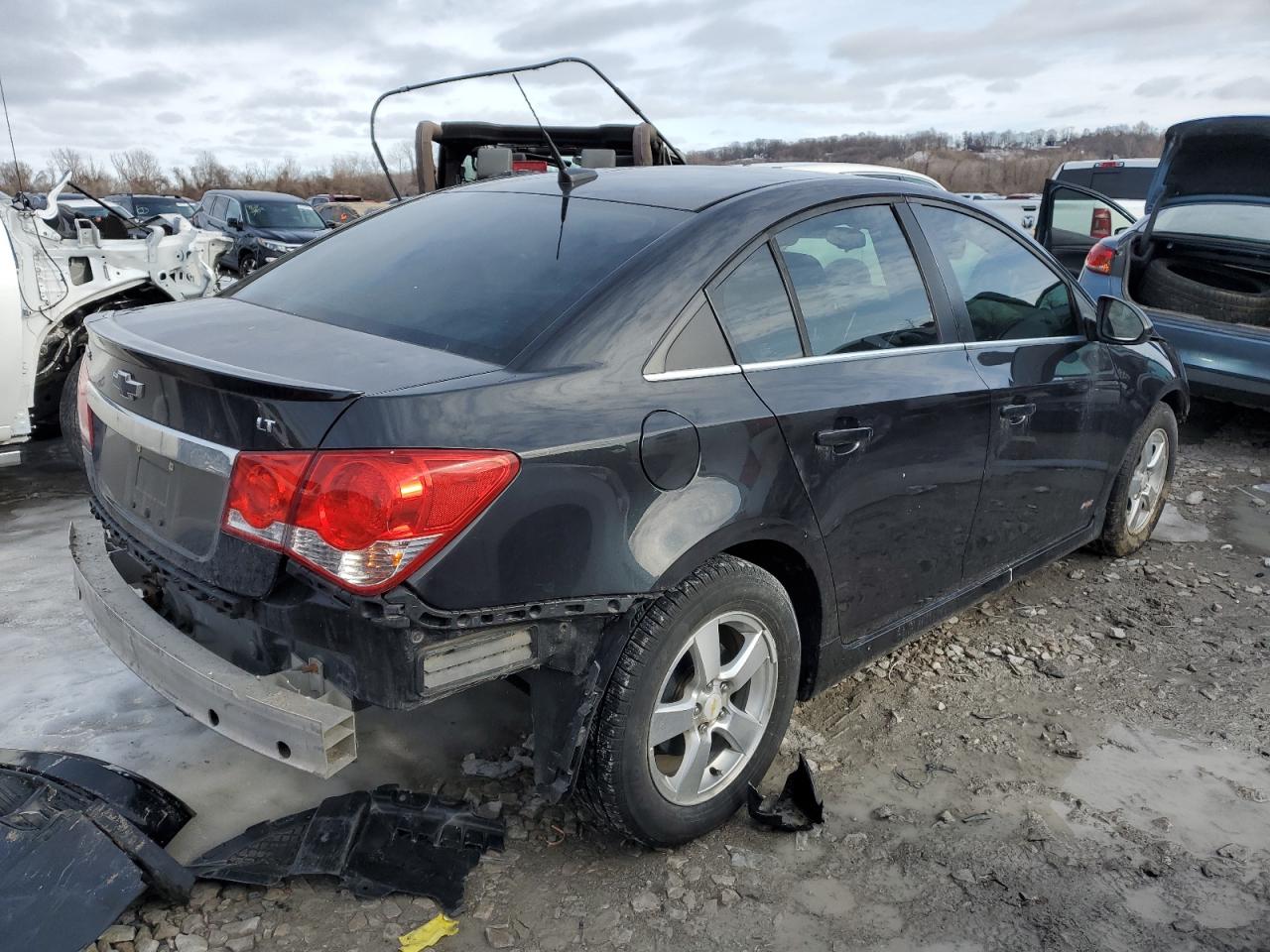 2011 Chevrolet Cruze VIN 1G1PF5S9XB7211733 Copart auction photo, front end / rear end damage thumbnail 3