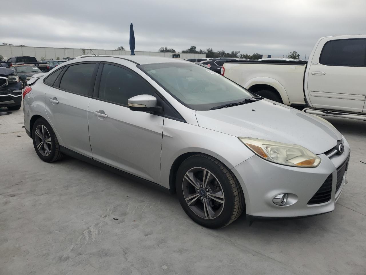 2014 Ford Focus VIN 1FADP3F26EL436659 Copart auction photo, rear end damage thumbnail 4