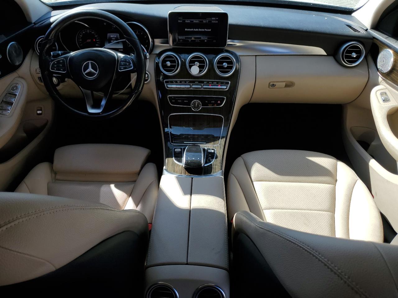 2015 Mercedes-Benz C-klasse VIN 55SWF4KB6FU020356 Copart auction photo, front end damage thumbnail 8