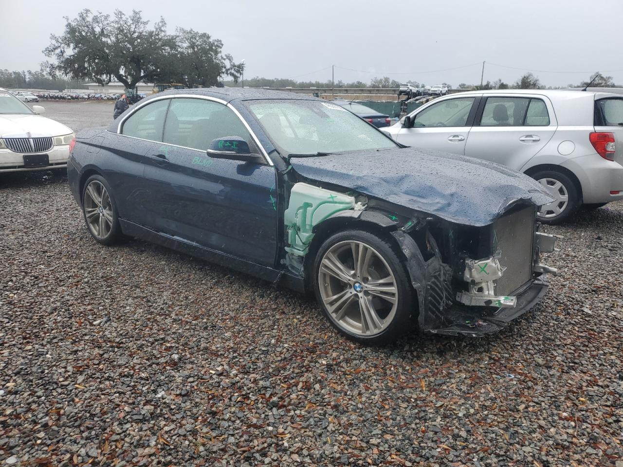 2017 BMW 4er VIN WBA4U7C39H5J55016 Copart auction photo, front end damage thumbnail 4