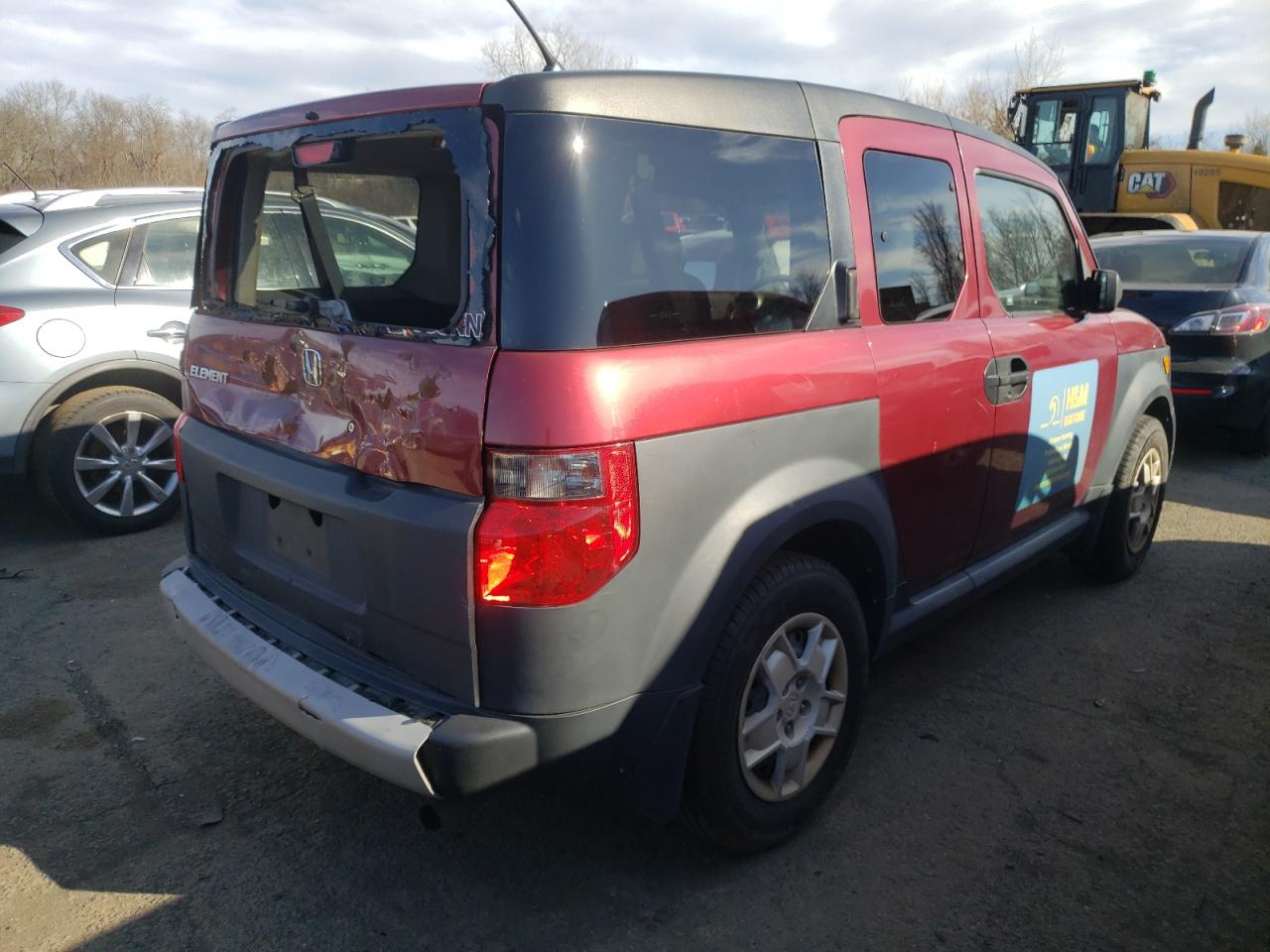 2008 Honda Element VIN 5J6YH28318L010515 Copart auction photo, biohazard/chemical damage thumbnail 3