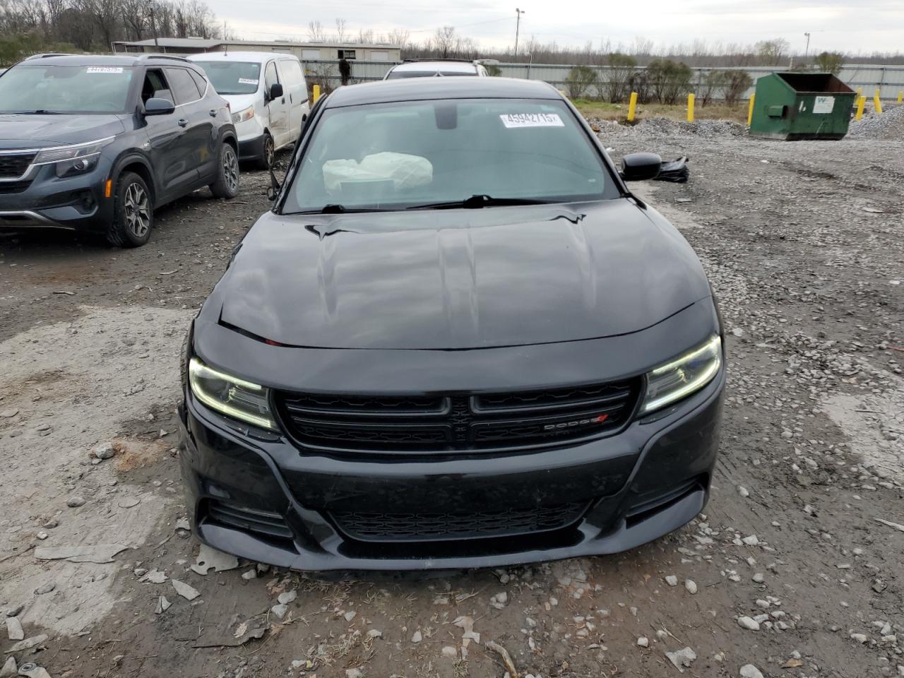 2018 Dodge Charger VIN 2C3CDXHG9JH169253 Copart auction photo, side damage thumbnail 5