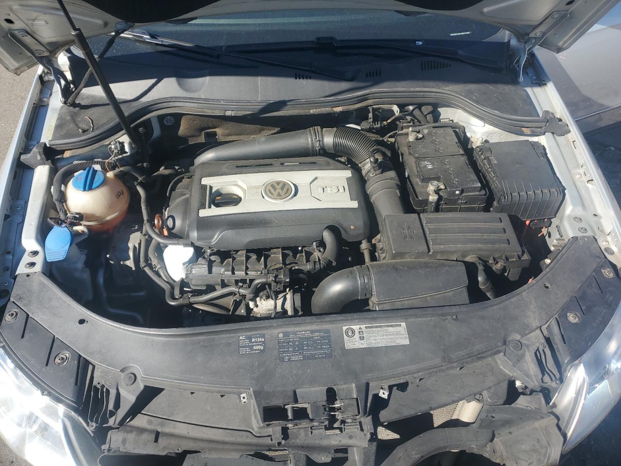 2010 Volkswagen Passat VIN WVWJM7AN7AE070269 Copart auction photo, front end / side damage thumbnail 12