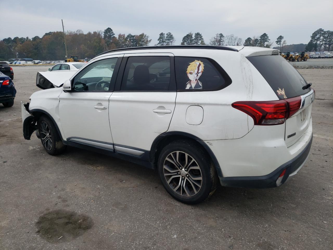 2016 Mitsubishi Outlander VIN JA4AZ3A37GZ003269 Copart auction photo, front end / rear end damage thumbnail 2