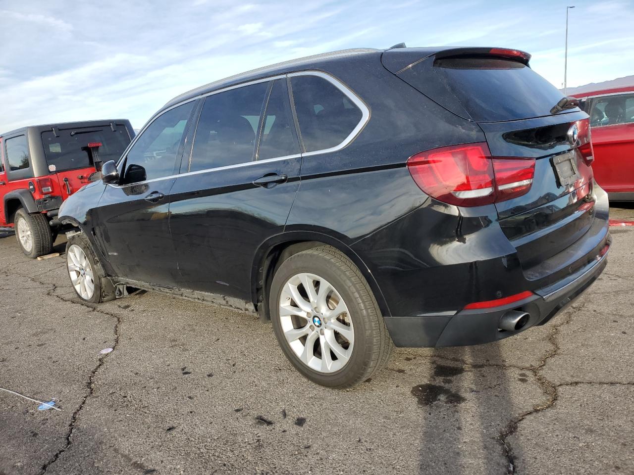 2015 BMW X5 VIN 5UXKR0C53F0K65489 Copart auction photo, front end / side damage thumbnail 2