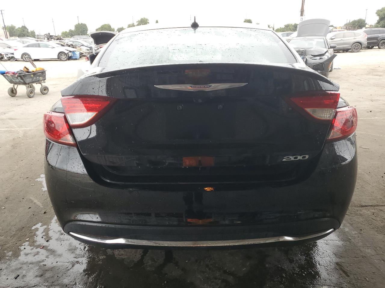 2016 Chrysler 200 VIN 1C3CCCABXGN112263 Copart auction photo, side / rear end damage thumbnail 6