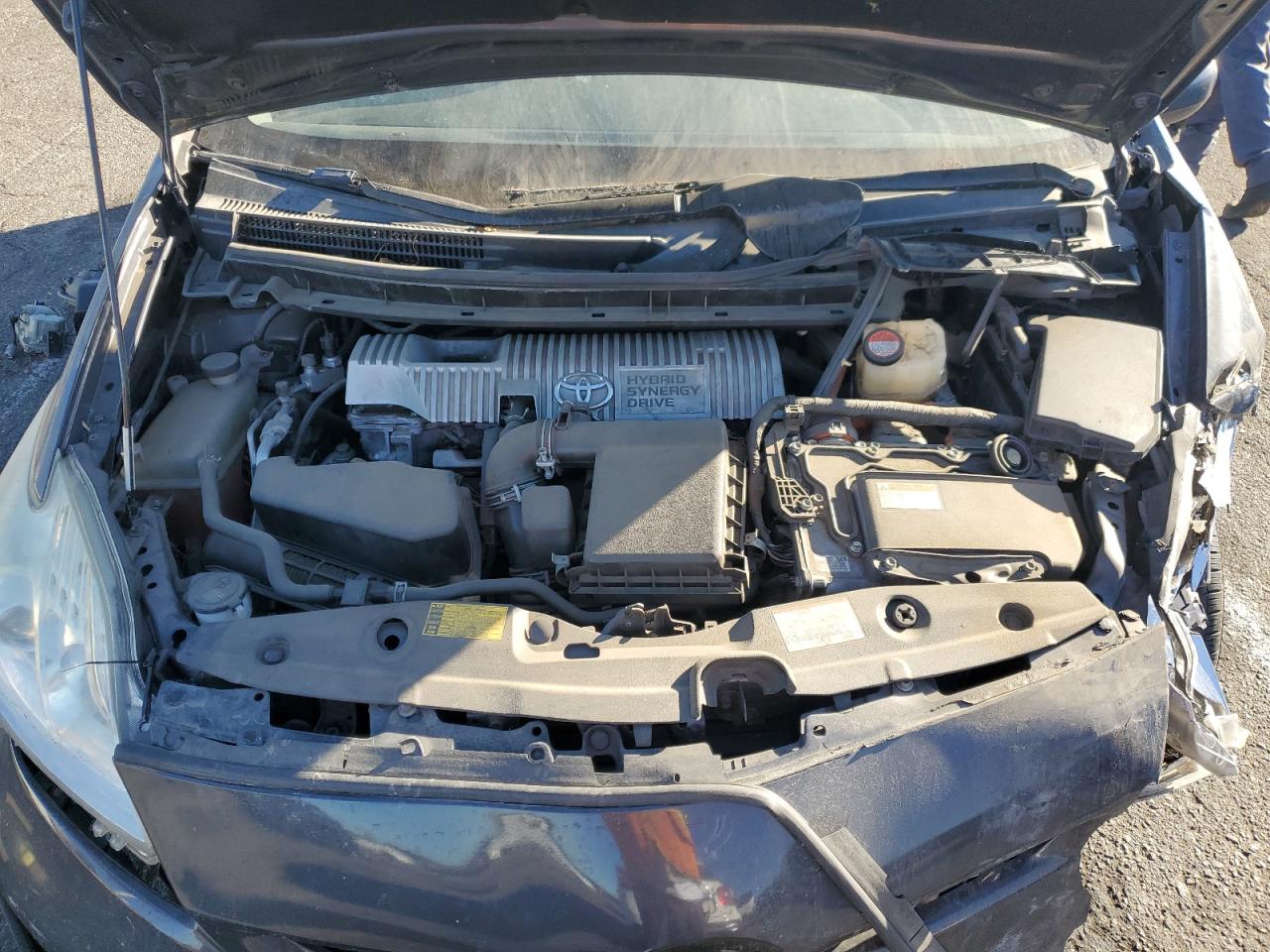2015 Toyota Prius VIN JTDKN3DU0F0437949 Copart auction photo, front end / minor dent/scratches damage thumbnail 12