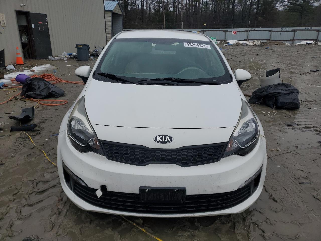 2016 KIA Rio VIN KNADM4A36G6646136 Copart auction photo, rear end damage thumbnail 5