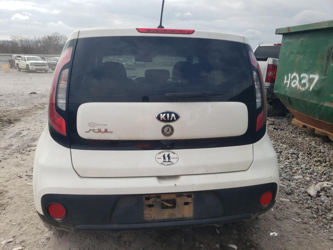 2019 KIA Soul VIN KNDJN2A23K7919535 Copart auction photo, undercarriage damage thumbnail 6