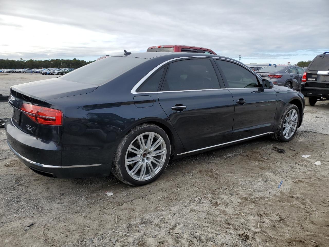 2015 Audi A8 VIN WAU32AFD1FN000783 Copart auction photo, front end damage thumbnail 3