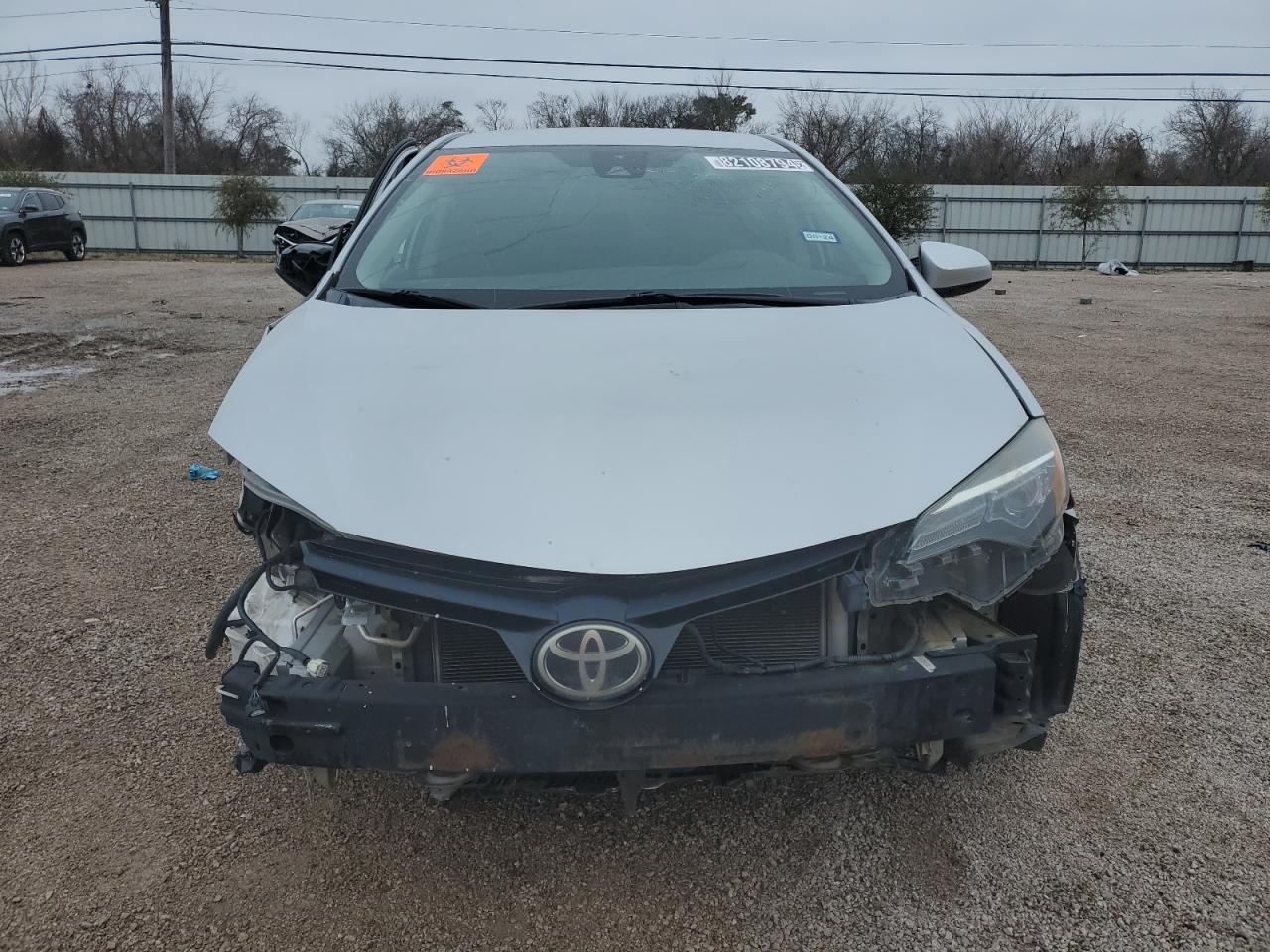 2017 Toyota Corolla VIN 5YFBURHE0HP682039 Copart auction photo, side / front end damage thumbnail 5