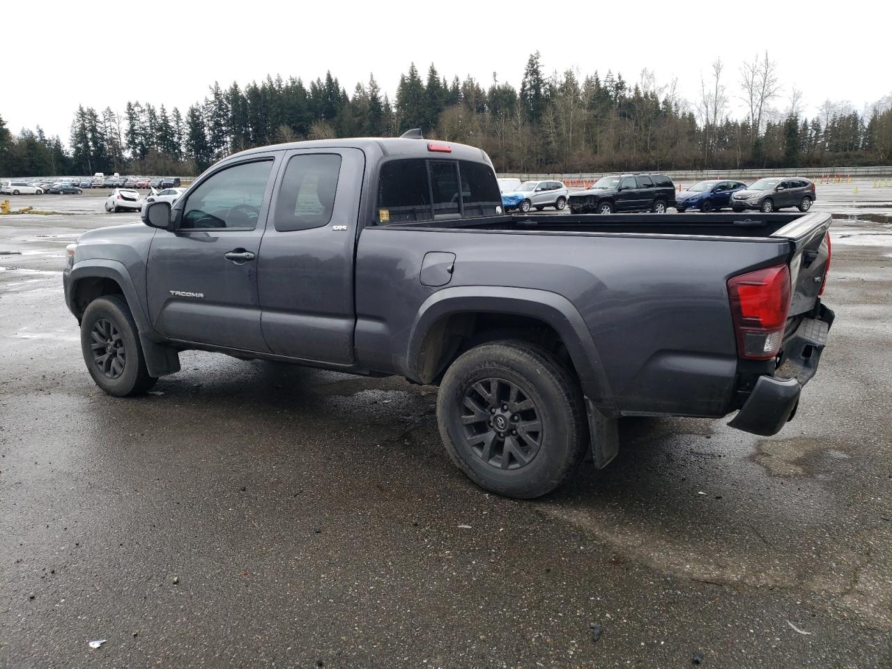 2022 Toyota Tacoma VIN 3TYSZ5AN0NT081161 Copart auction photo, rear end damage thumbnail 2