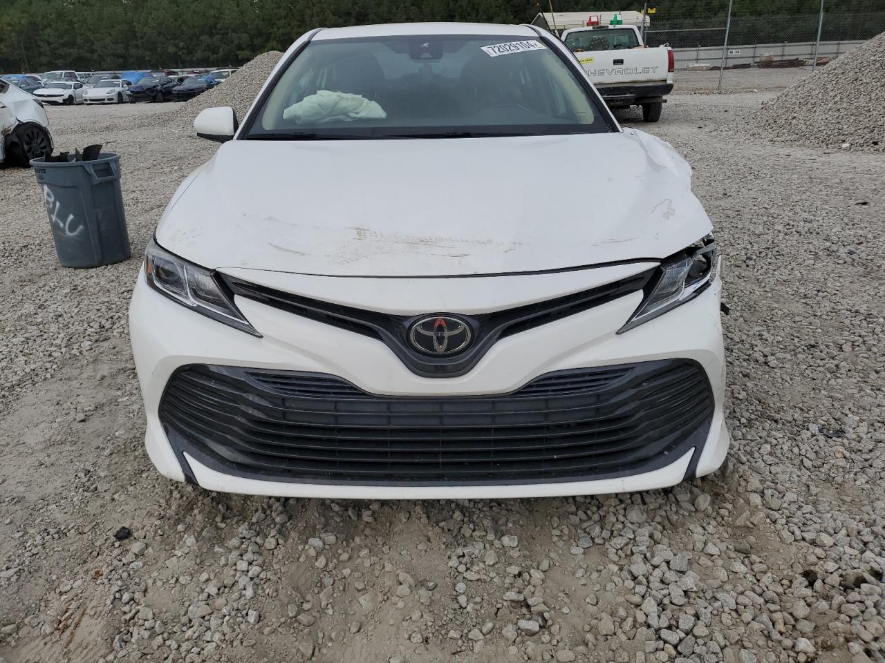 2020 Toyota Camry VIN 4T1C11AK4LU922683 Copart auction photo, front end / side damage thumbnail 5