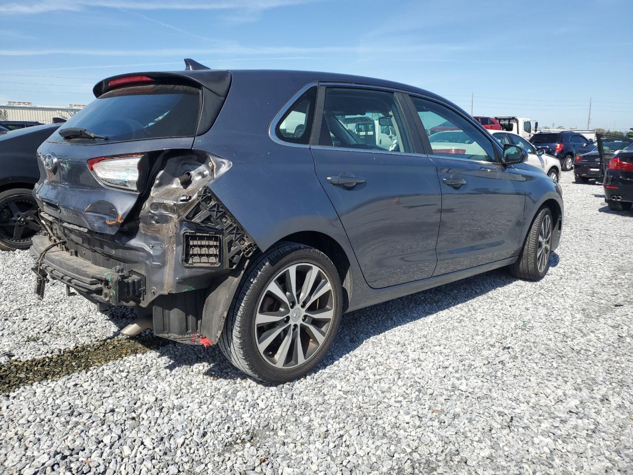 2018 Hyundai Elantra VIN KMHH35LE8JU063870 Copart auction photo, all over damage thumbnail 3