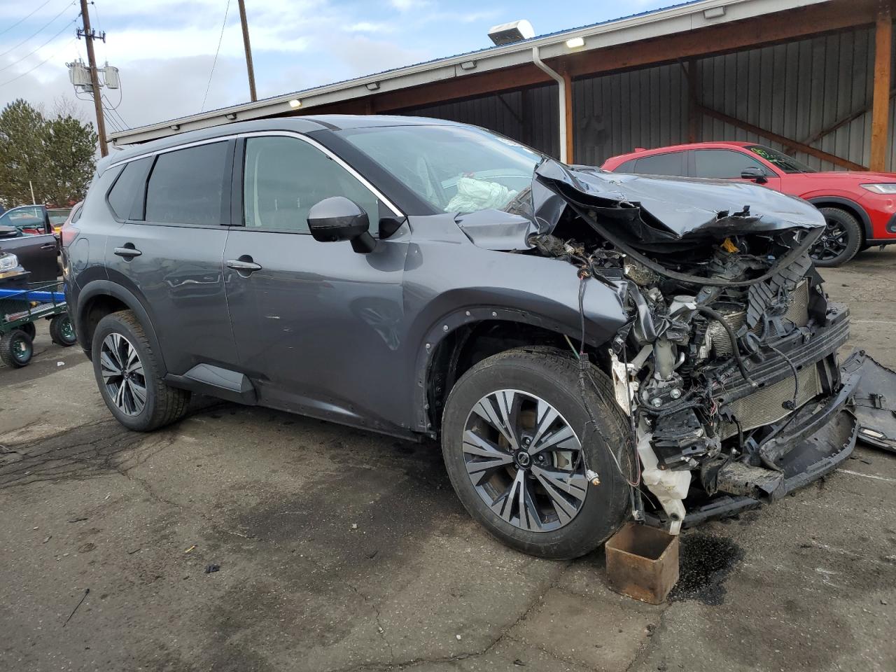 2021 Nissan Rogue VIN 5N1AT3BB7MC781689 Copart auction photo, front end damage thumbnail 4