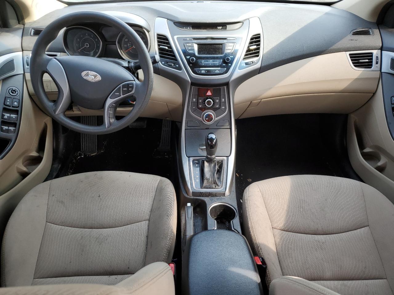 2016 Hyundai Elantra VIN 5NPDH4AE4GH711337 Copart auction photo, vandalism damage thumbnail 8