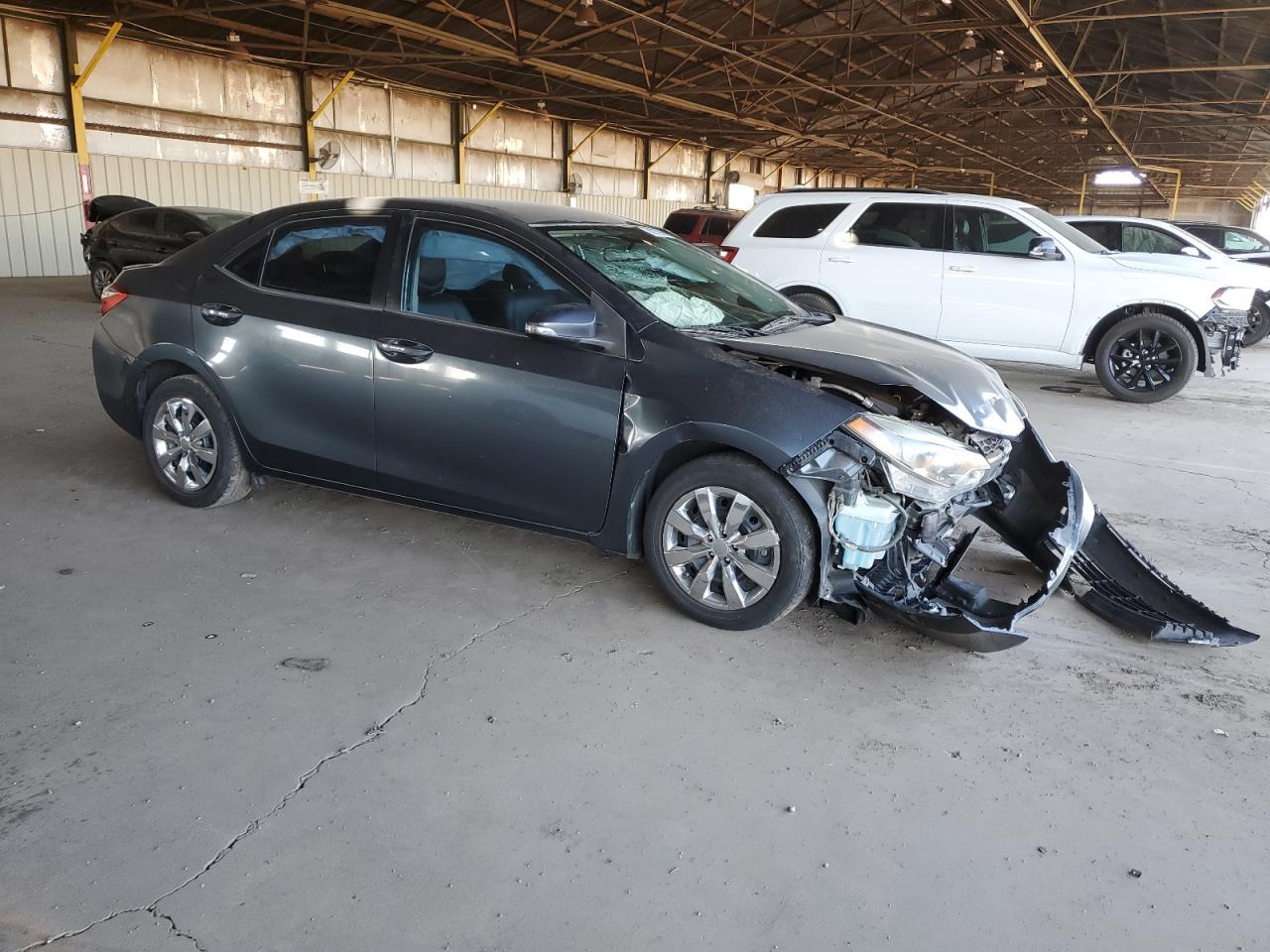 2015 Toyota Corolla VIN 2T1BURHE2FC448241 Copart auction photo, front end damage thumbnail 4
