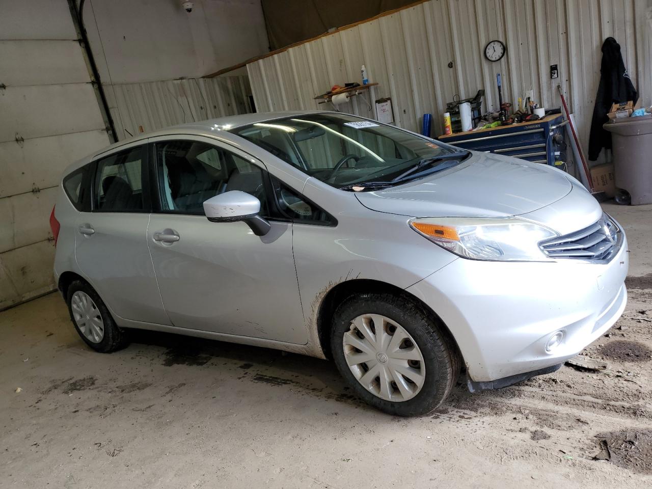 2015 Nissan Versa VIN 3N1CE2CP3FL384180 Copart auction photo, rejected repair / side damage thumbnail 4