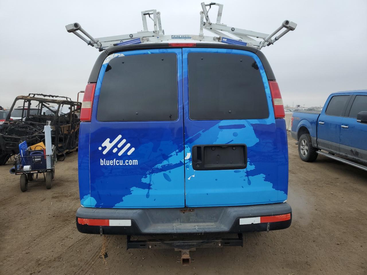 2007 Chevrolet Express VIN 1GCGG25U171223735 Copart auction photo, minor dent/scratches damage thumbnail 6