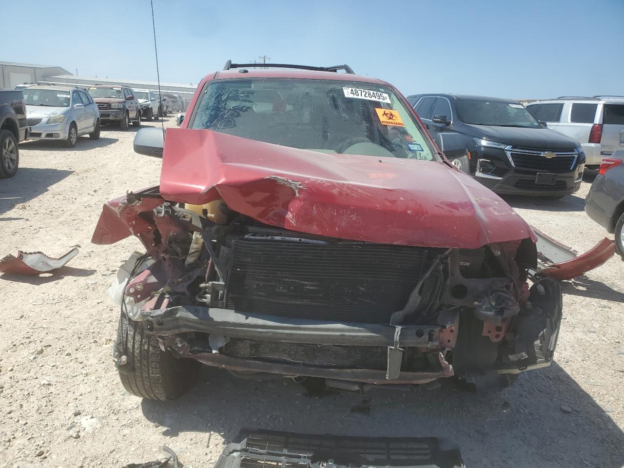 2009 Ford Escape VIN 1FMCU03G29KC66790 Copart auction photo, front end / mechanical damage thumbnail 5