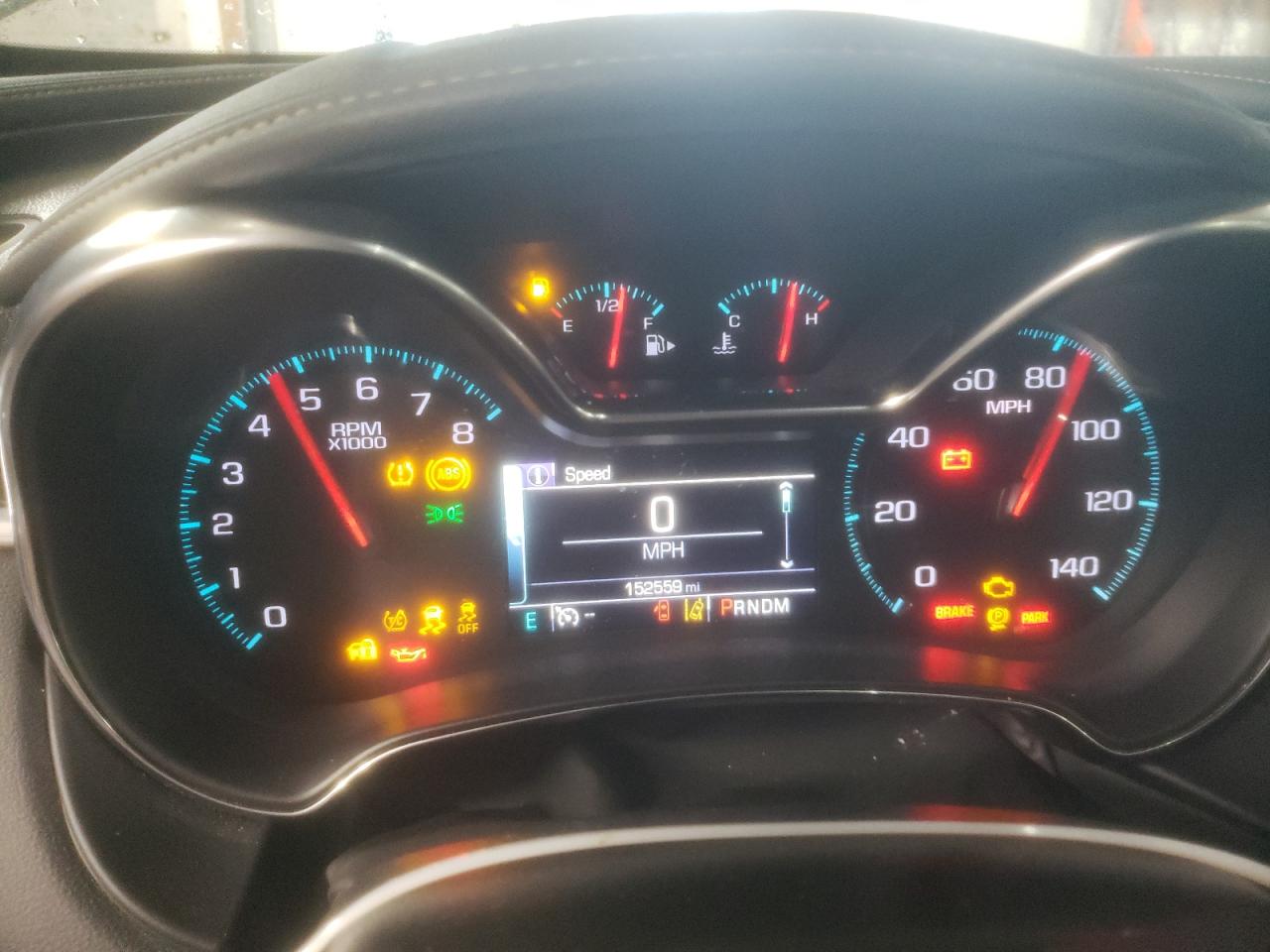 2017 Chevrolet Impala VIN 2G1105S30H9123171 Copart auction photo, rear end / front end damage thumbnail 9