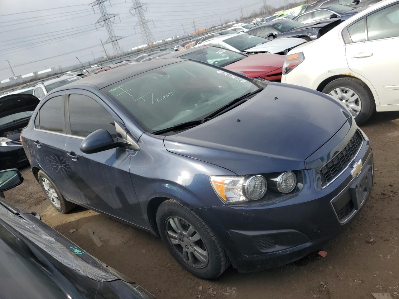 2016 Chevrolet Sonic VIN 1G1JC5SH8G4158402 Copart auction photo, rear end / side damage thumbnail 4
