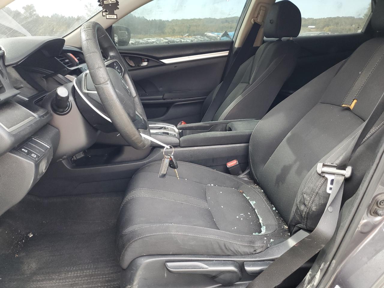 2017 Honda Civic VIN 19XFC2F50HE040789 Copart auction photo, vandalism / rear end damage thumbnail 7