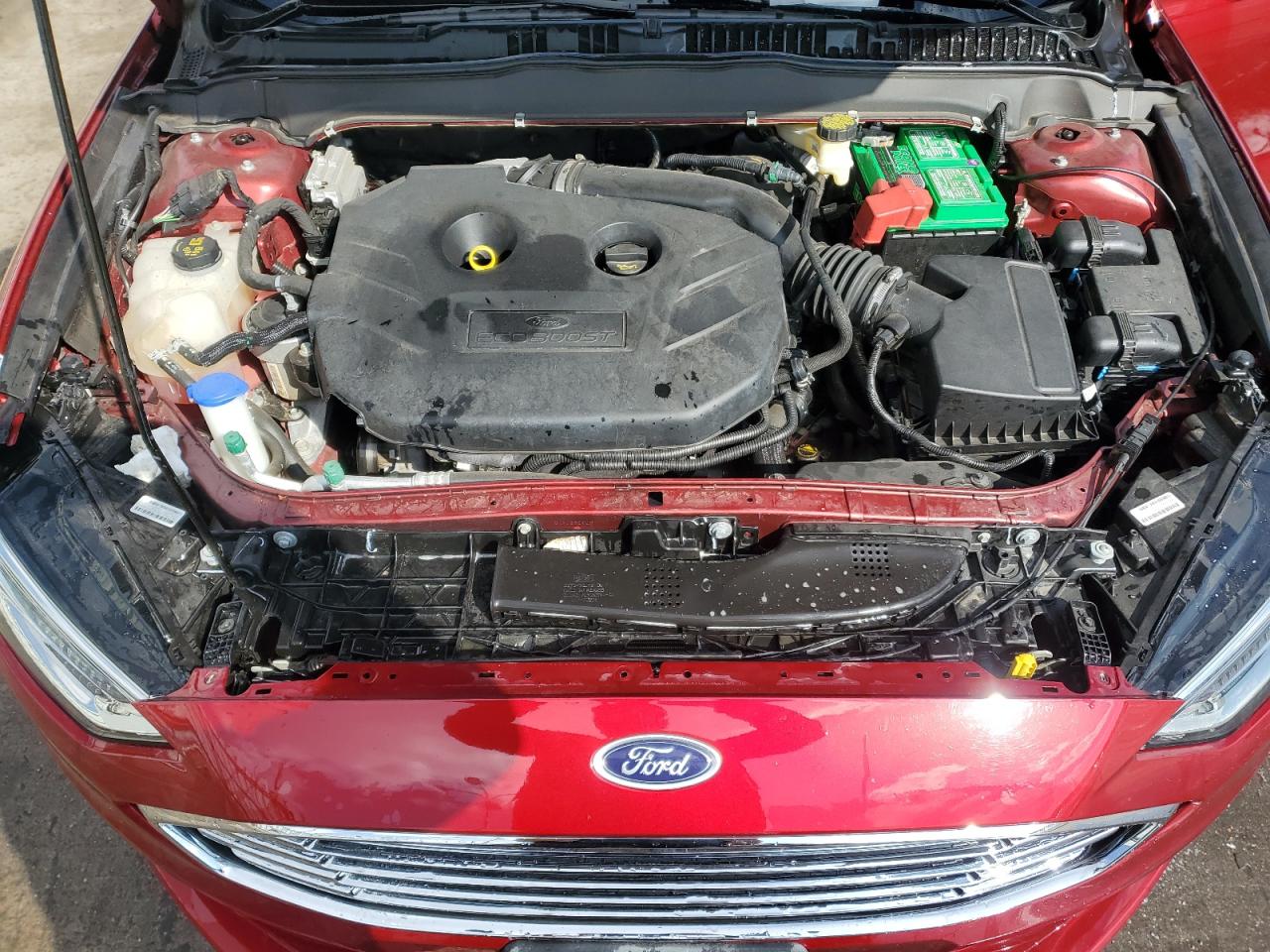 2017 Ford Fusion VIN 3FA6P0T92HR284104 Copart auction photo, side damage thumbnail 11