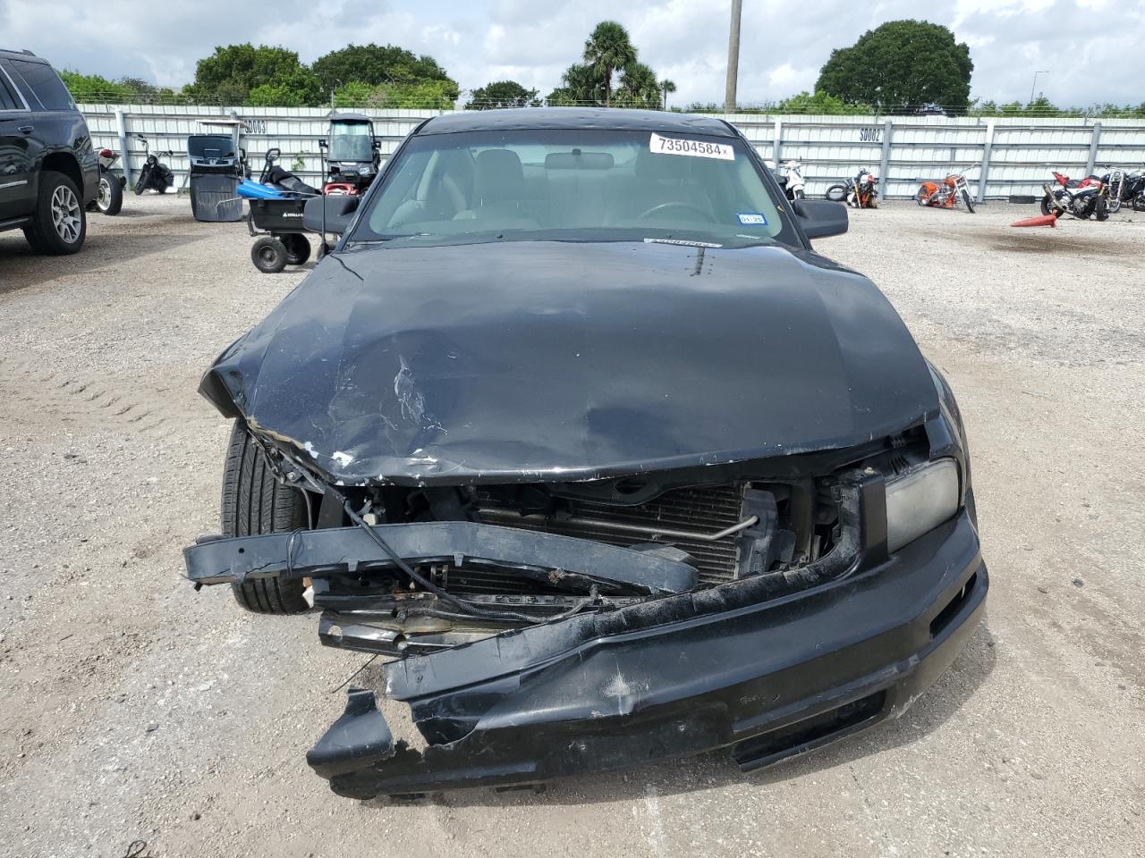 2007 Ford Mustang VIN 1ZVFT80N875339143 Copart auction photo, all over / hail damage thumbnail 5