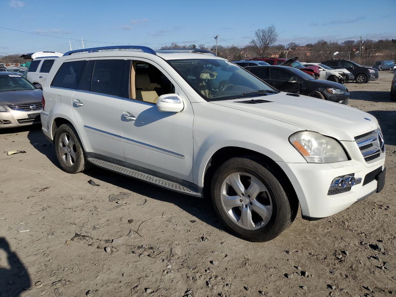 2010 Mercedes-Benz GL-klasse VIN 4JGBF7BE2AA573790 Copart auction photo, rear end / side damage thumbnail 4