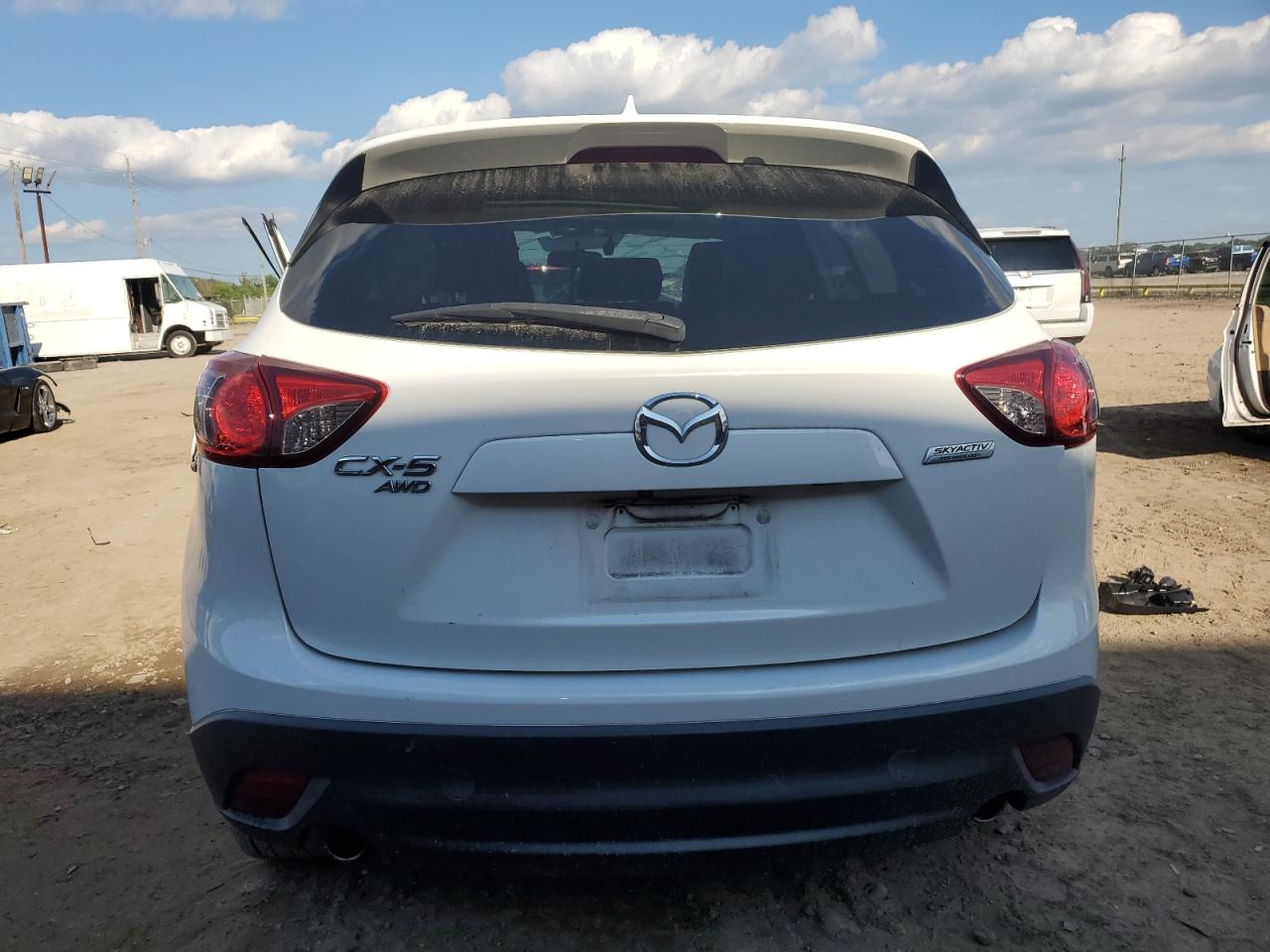 2016 Mazda CX-5 VIN JM3KE4DY2G0867533 Copart auction photo, front end / side damage thumbnail 6